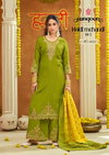 Haldi Mehandi Vol 2 By Rangoon Chinon Wholesale Kurti With Bottom Dupatta In India